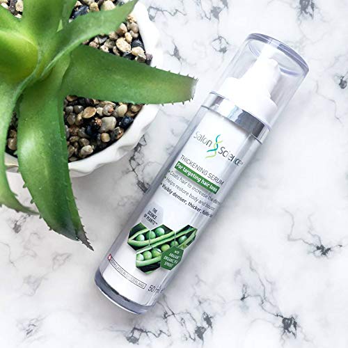 Salon Science - Suero para espesar el cabello proacelerante con brote de guisante y cafeína orgánico de Anreon, 1 unidad