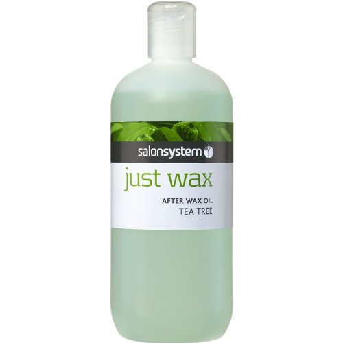 Salon system just wax - Aceite para después de la depilación, aroma de árbol del té (500 ml)