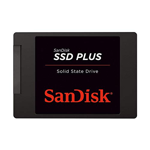 SanDisk 480G-G26 SSD Plus - Disco sólido interno de 480 GB (SATA III, 6.35 cm, con hasta 535 MB/s)