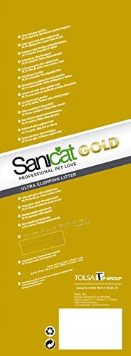 Sanicat Gold 5L, Arena de Gatos, Aroma a Talco