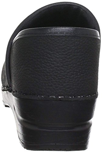 Sanita Prof. Textured Oil, Zuecos para Mujer, Negro, 36 EU