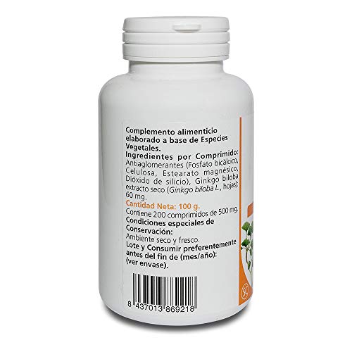 SANON - SANON Ginko Biloba 200 comprimidos de 500 mg