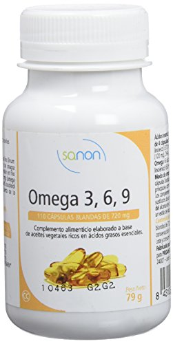 SANON - SANON Omega 3,6,9 110 cápsulas blandas de 720 mg