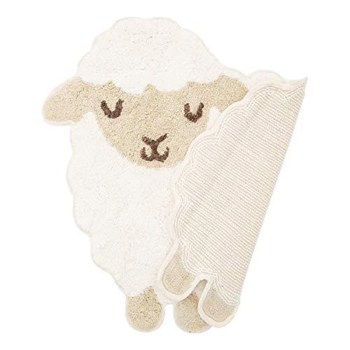 Sass & Belle Alfombra Baño Oveja, Multicolor, Único