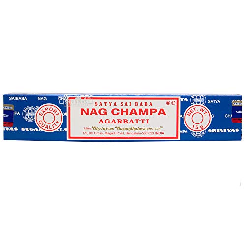 Satya Nagchampa - Varillas de Incienso (15 g x 12 Paquetes)