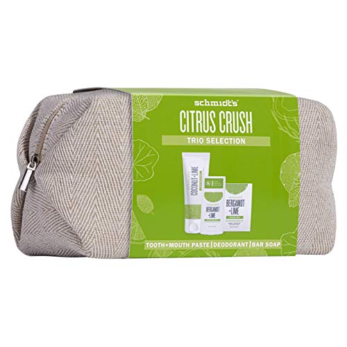 Schmidt's Set de Regalo para un Cuidado de La Piel Profundo Citrus Crush con Ingredientes Naturales