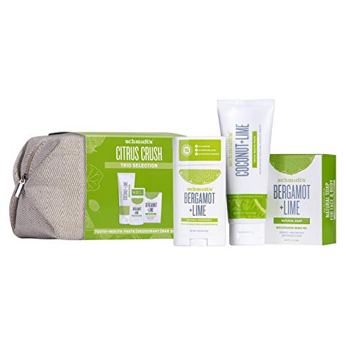 Schmidt's Set de Regalo para un Cuidado de La Piel Profundo Citrus Crush con Ingredientes Naturales