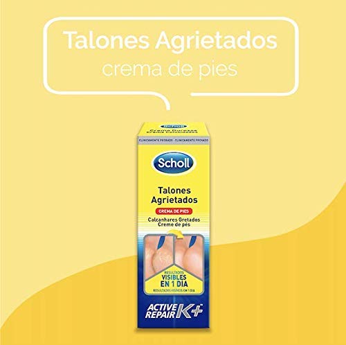 Scholl Crema de Pies Para Talones Agrietados, con Urea y Keratina - 3 unidades x 60ml