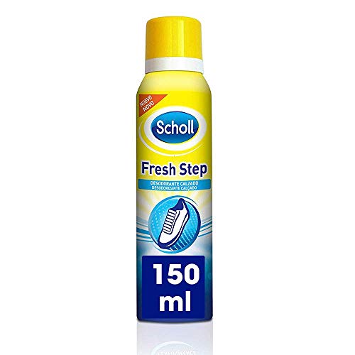 Scholl, Desodorante calzado Fresh Step, elimina el olor y mantiene tus zapatos frescos, spray, 150 ml