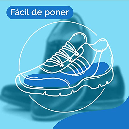 Scholl Gel Activ, pack de 2 plantillas, uso diario y sport, para hombre, talla 40-46.5, total 4 plantillas