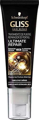 Schwarzkopf Gliss - Reparador de puntas Ultimate Repair, 2 unidades - 50 ml