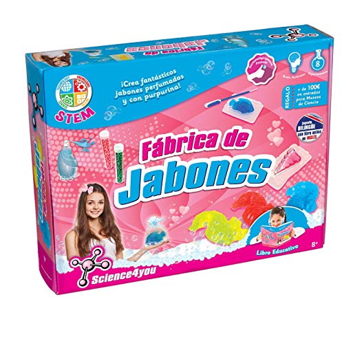 Science4you-Fábrica Fábrica de Jabones-Juguete Científico y Educativo para Niños +8 Años, Multicolor (398481)