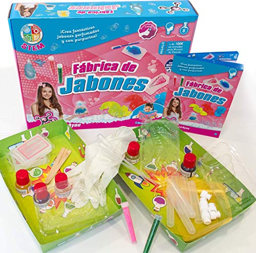 Science4you-Fábrica Fábrica de Jabones-Juguete Científico y Educativo para Niños +8 Años, Multicolor (398481)