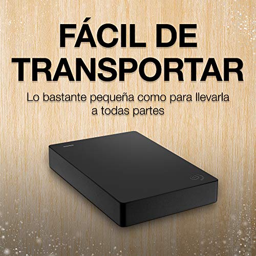 Seagate Portable, 2 TB, Disco duro externo, HDD portátil, USB 3.0 para PC, ordenador portátil y Mac (STGX2000400)