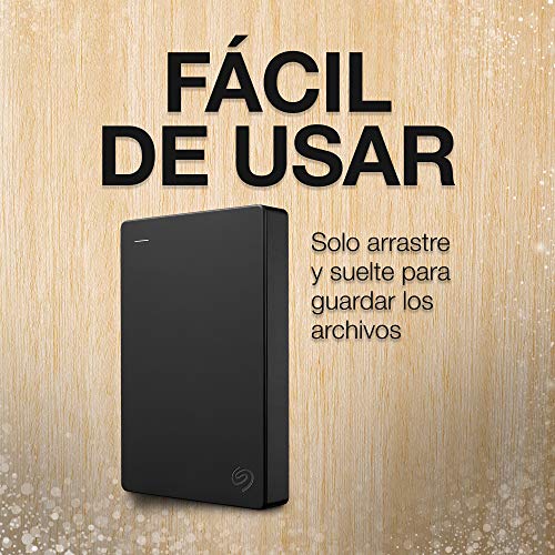 Seagate Portable, 2 TB, Disco duro externo, HDD portátil, USB 3.0 para PC, ordenador portátil y Mac (STGX2000400)