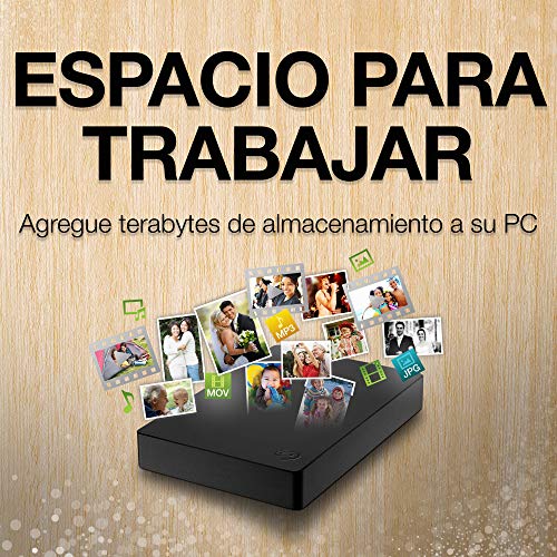Seagate Portable, 2 TB, Disco duro externo, HDD portátil, USB 3.0 para PC, ordenador portátil y Mac (STGX2000400)