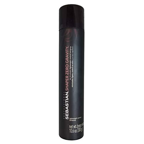 Sebastian Shaper Zero Gravity Lightweight Control Hair Spray, 10.6 oz (Pack of 3) by Sebastian [Beauty] (English manual)