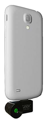 Seek Thermal Compact Cámara de imagen térmica con conector USB y carcasa hermética protectora para dispositivos Android - Negro