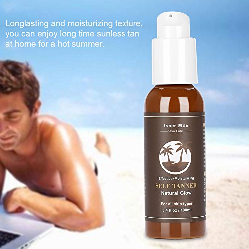 Self Tanner Longlasting Loción bronceadora sin sol hidratante Ingredientes naturales Sin sol Tanner para el cuerpo y la cara