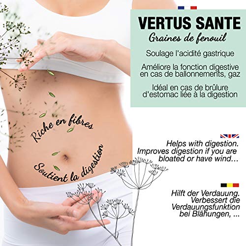 SEMILLAS DE HINOJO ECOLÓGICAS 200G | Te de hinojo para lactancia con bebé, digestiva | HINOJO INFUSION ecológica para té a granel