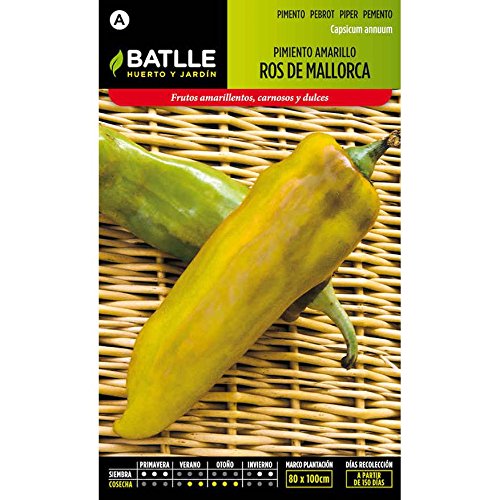 Semillas Hortícolas - Pimiento Amarillo Ros de Mallorca - Batlle