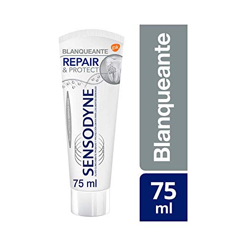 Sensodyne Repair & Protect - Blanqueante, ayuda a eliminar las manchas y alivia la sensibilidad dental - 75 ml