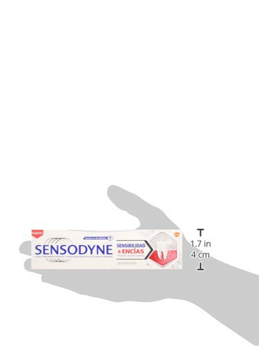 Sensodyne Sensibilidad & Encías - Blanqueador, pasta de dientes con flúor, 75 ml