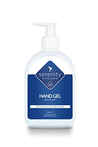 Serenity 500 ml de alcohol Free Hospital Grado Antibacterial Hand Gel Desinfectante