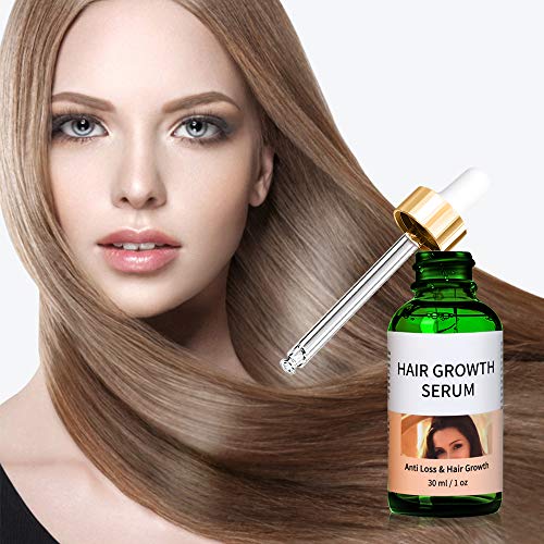 Serum Crecimiento Cabello, Anticaida de Cabello, Para cabello fino, Calvo, Perdida de cabello, Promueve un crecimiento más grueso, Tratamiento para el crecimiento del cabello Para hombres y mujeres