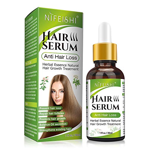 Serum Crecimiento Cabello, Antipérdida de Cabello, para Acelerar el Crecimiento del Cabello, Promueve más Cabello Ticker, más Completo y más Rápido Crecimiento,Crece Pelo para Hombre y Mujer (30ML)