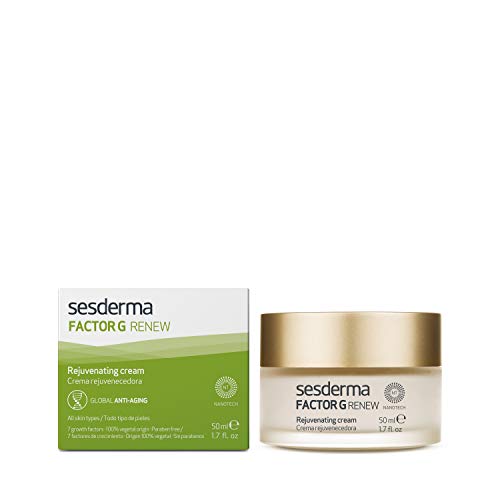 Sesderma FACTOR G RENEW - Crema hidratante rejuvenecedora facial para todo tipo de piel, 50 ml