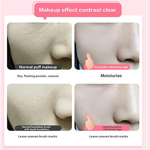 Set de 2 esponjas para aplicar maquillaje, de Ruesious sin látex, hipoalergénicas e inodoras