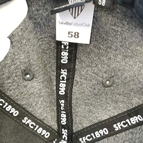 Sevilla CF Gorra Premium Gris Claro Sevilla FC, Unisex Adulto, Talla Unica