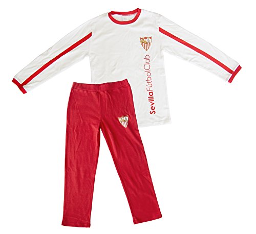 Sevilla CF Pijsev Pijama, Blanco/Rojo, 08