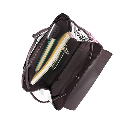 SGSKJ Mochila de Cuero Mujer Bolso Pretty Cats 2 Estudiante Casual Bolsa La Universidad Bolsa de Viaje de Cuero Mochila Mujer