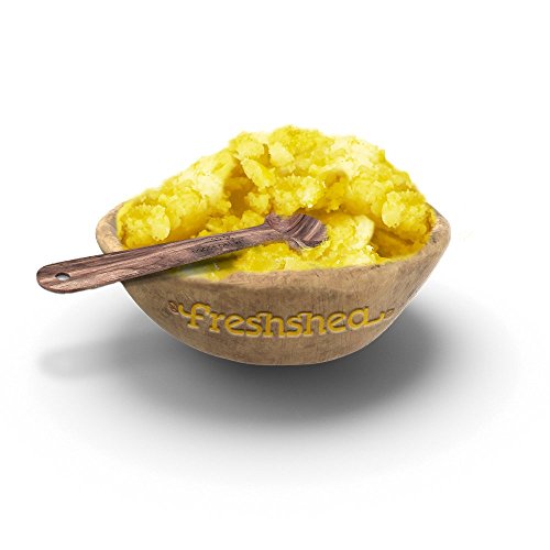 shabina Manteca de Karité unraffiniert Yellow Pure Premium 100% pura sheabu tter 500 gr, 1.1 Lb – 407