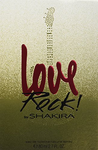 SHAKIRA Love Rock! Perfume Eau De Toilette Spray for Women, 2.7 Fluid Ounce by Shakira