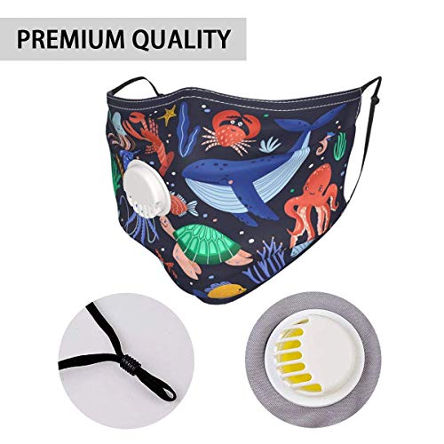 Shark Unisex Adulto Joven Anti Polvo Cara Co_V-Er con Una Válvula con 6 Filtros