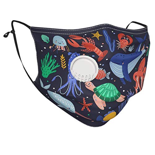 Shark Unisex Adulto Joven Anti Polvo Cara Co_V-Er con Una Válvula con 6 Filtros