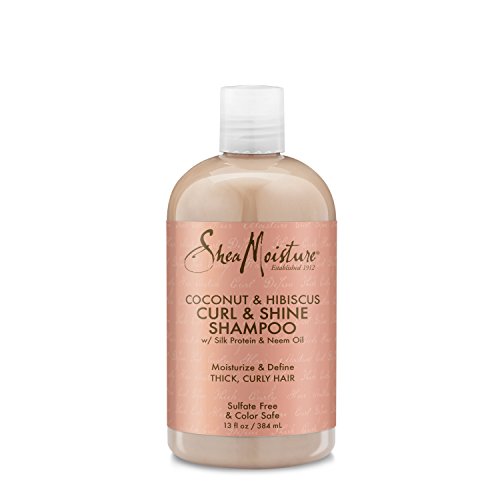 Shea Moisture Coconut & Hibiscus Curl TRIO: Includes Curl & Shine Shampoo, Curl & Shine CONDITIONER, Curl Enhancing Smoothie by Shea Moisture