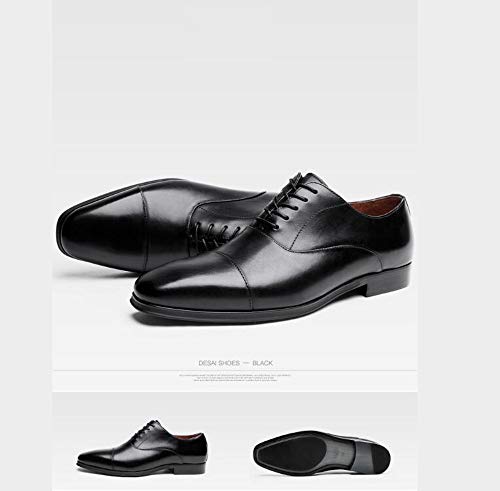 SHENAISHIREN Zapatos for Hombres de Negocios, Zapatos Formales de los Hombres, escotadas, la absorción de Choque, Resistencia al Desgaste (Color : A, Size : 44)