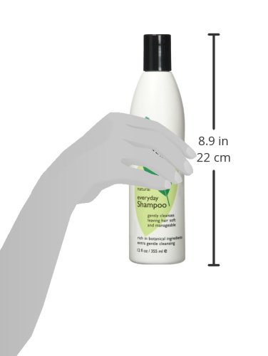 Shikai - Champú de limpieza natural a base de plantas, sin jabón, sin detergente, limpia suavemente dejando el cabello suave y manejable (sin aroma, 12 oz)