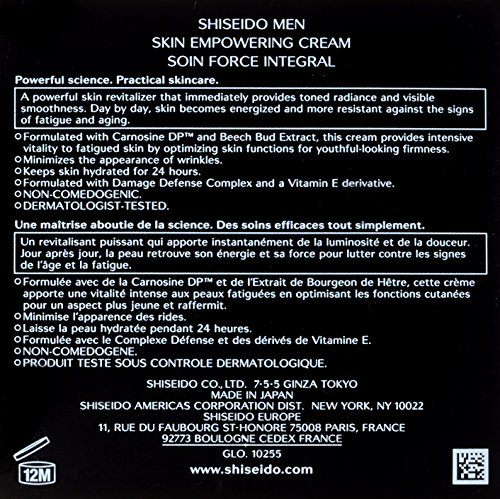 Shiseido 27160 - Crema hombre, 50 ml