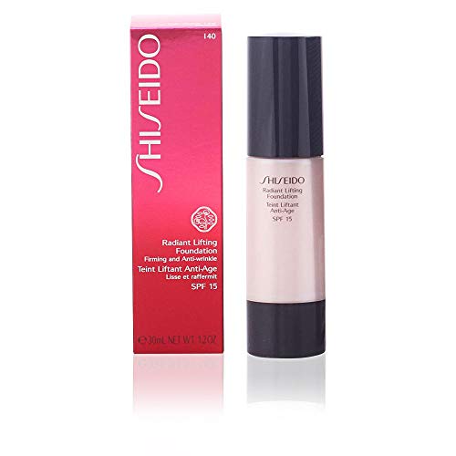 Shiseido 54174 Radiant Lifting Foundation SPF 15 - I40 Natural Fair Ivory, 30ml