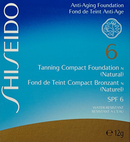 SHISEIDO TANNING compact foundation natural SPF6 12 gr