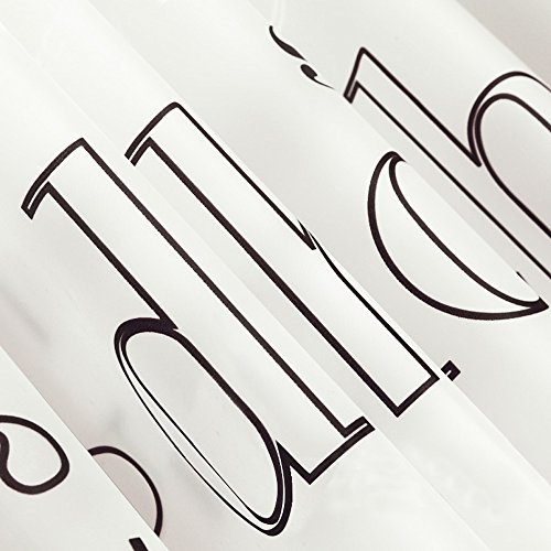 ShowPower No.1019 Cortinas De Baño Anti-Mildew Impermeable PEVA Cortina de la Ducha con H2O Bañera Cortina Accesorios de Baño 260 x 200 cm