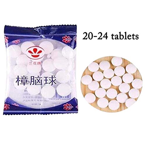 SHUCV Antipolillas Eliminación De Olores Bola de Polilla Protección Duradera contra (4 Bolsa)+1