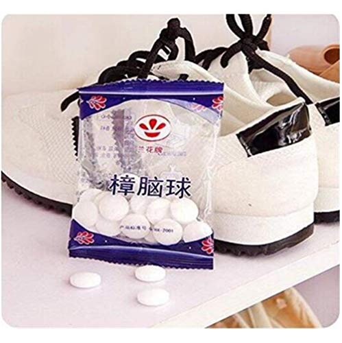 SHUCV Antipolillas Eliminación De Olores Bola de Polilla Protección Duradera contra (4 Bolsa)+1