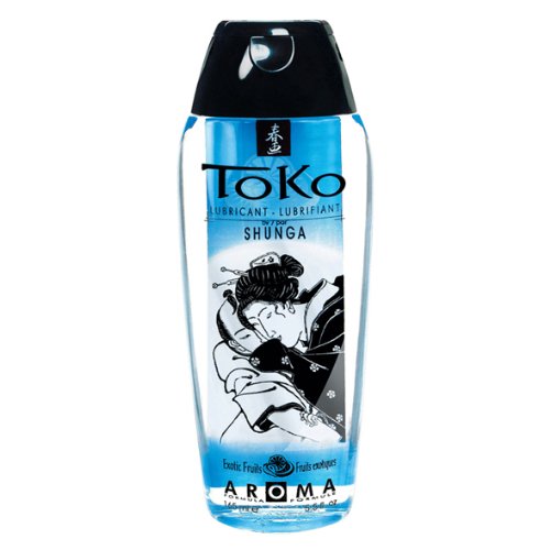 Shunga Toko Lubricante, Aroma de Frutos Exóticos, Transparente - 165 ml