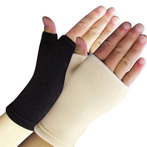 SianoS 1 par de Guantes de Apoyo Manguito de Soporte Artritis de la muñeca ventilados Ultra-Delgadas Palma elástica Deportes Ayuda de muñeca de Pulsera (Color : White)